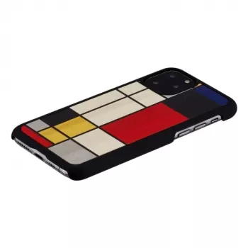 Viedtālruņa maciņš man and wood iPhone 11 Pro — melns koka aizsargmaciņš