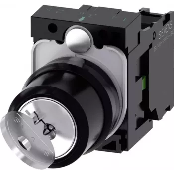 Siemens 3SU1100-4BF11-1BA0 elektriskais izpildmehānisms, melns, metālisks
