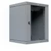 EFB Elektronik 19 Wandgehäuse X-Rack mit Glastür 400-600mm grau - Wandgehäuse (WGX-1506GR.G1)