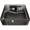 Korpuss INTER-TECH S21 melns/sudrabs ATX atbalsts 6 ventilatoriem