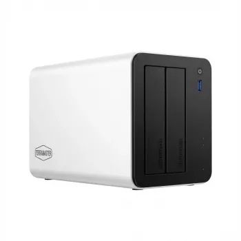 2-vietu NAS TERRAMASTER F2-425 PLUS, 8GB DDR5 RAM, bez diskiem