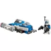 LEGO Star Wars: Captain Rex Y-Wing Microfighter — būvējams zvaigžņu kuģis ar minifigūru, 99 detaļas, 6+ gadiem