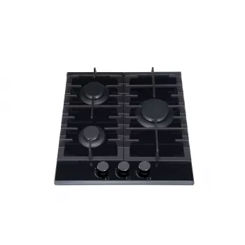 Iebūvējamā gāzes plīts MPM 45-GMH-16 Melna, 45 cm, 3 degļi