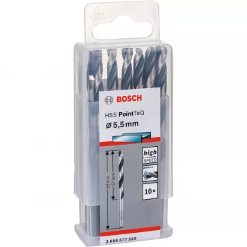Urbja komplekts Bosch HSS PointTeQ 5.5 mm 10 gab.