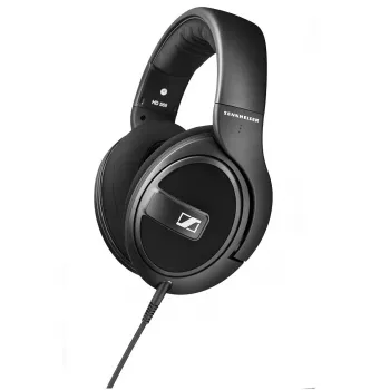 Vadu austiņas Sennheiser HD 569 — slēgta akustiskā sistēma, 10–28000 Hz, 23 Ω, 115 dB, melnas
