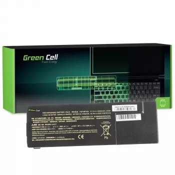 Green Cell SY13 portatīvā datora baterija (VGP-BPS24 VGP-BPL24) Sony VAIO S SVS13 PCG-41214M PCG-41215L, 11,1 V 4200 mAh, 6 elementi, melna