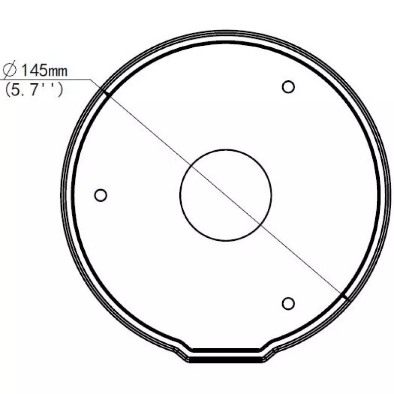 Montāžas kārba ALLNET Montagebox MiniDome ALL-CAM2495-LVEFN MiniDome kamerām