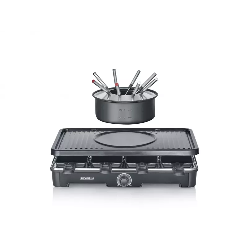 Raclette Grils Severin RG 2347 8 Personām 1400 W Melns