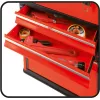 Instrumentu kaste YATO YT-09107 metāla 495x252x180 mm, melna/sarkana, 6 kg, 2 nodalījumi, slēdzama