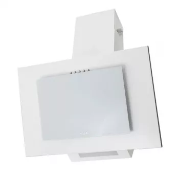 Tvaika nosūcējs skursteņa tipa MAAN Vertical PG 60 — 59,6 cm, balts, 320 m³/h, 3 ātrumi, LED gaismas