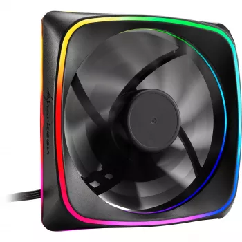 Ventilators Sharkoon RGB SHARK Lights 12 cm Melns