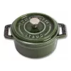 Staub 40509-804 Mini Cocotte 10 cm, bazilika zaļš, čuguns
