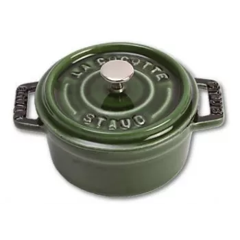 Staub 40509-804 Mini Cocotte 10 cm, bazilika zaļš, čuguns