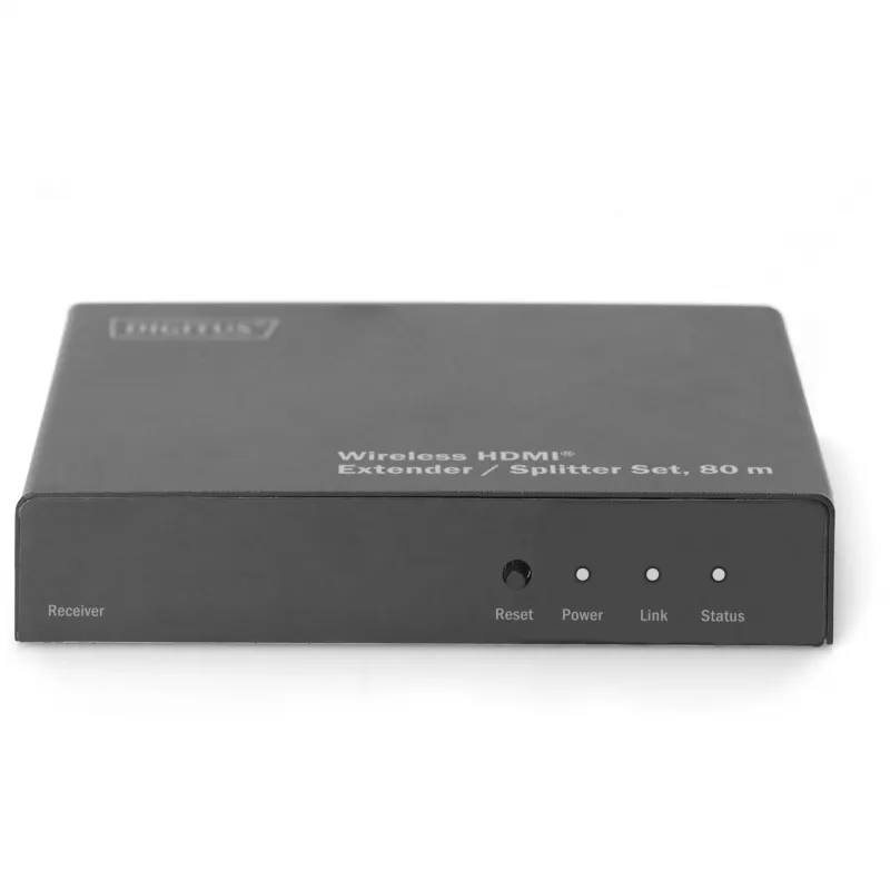 Digitus DS-55315 bezvadu HDMI uztvērējs (papildu uztvērējs DS-55314 sistēmai, 80m, Full HD)