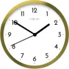 NeXtime klok 2523gw Arābu cipari, Ø44 cm, sienas pulkstenis, Zelts/Balts