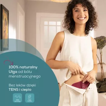Menstruālais masieris Beurer EM 50 Berry — elektrisks sāpju mazinātājs menstruāciju laikā