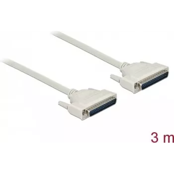 Seriālais kabelis DELOCK 86880, D-Sub 37-pin uz D-Sub, bēšs, 3 m
