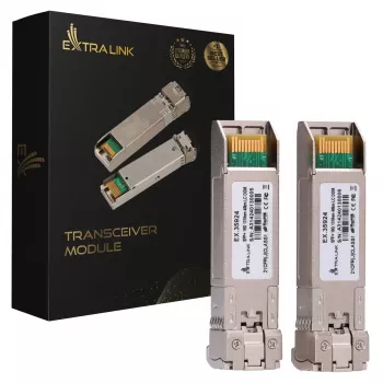 Extralink EX.35924 SFP+ 10G raiduztvērēji, 1310 nm, 40 km, vienmodas, DOM, 2 gab.