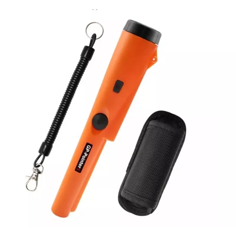 Roku metāla detektors Extralink GP-Pointer SA-980 oranžs — precīzs zondes meklētājs mazu metāla priekšmetu noteikšanai
