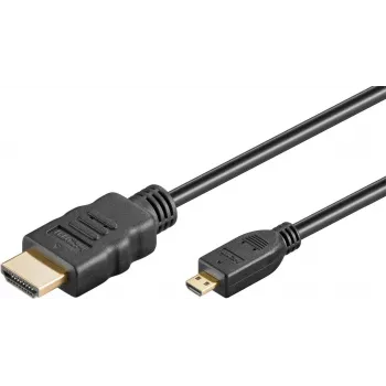 Goobay Ultra High-Speed HDMI kabelis uz Micro-HDMI 8K 60 Hz - A tipa spraudnis > Micro-HDMI (74432)