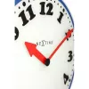 NeXtime sienas pulkstenis 8151 Boy, Ø43 cm, Balts/Zils/Melns/Sarkans