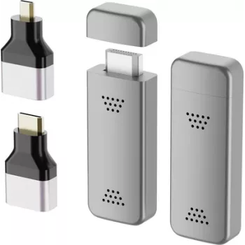 SpeaKa Professional HDMI bezvadu pārraides komplekts 5 GHz 1920 x 1080 pikseļi caurvade (30120-WSE01-1-01)
