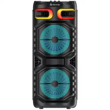 DENVER BPS-355 - Party skaļruņu sistēma - Bezvadu - Bluetooth - 16 vati - divvirzienu