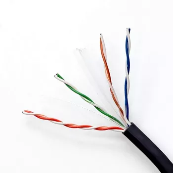 UTP pagarinājuma kabelis QOLTEC CAT6 100 m melns