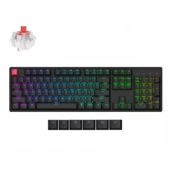 Mehāniskā bezvadu tastatūra Keychron K10 RGB — Tenkeyless izkārtojums, RGB fona apgaismojums, Bluetooth/Bezvadu savienojums