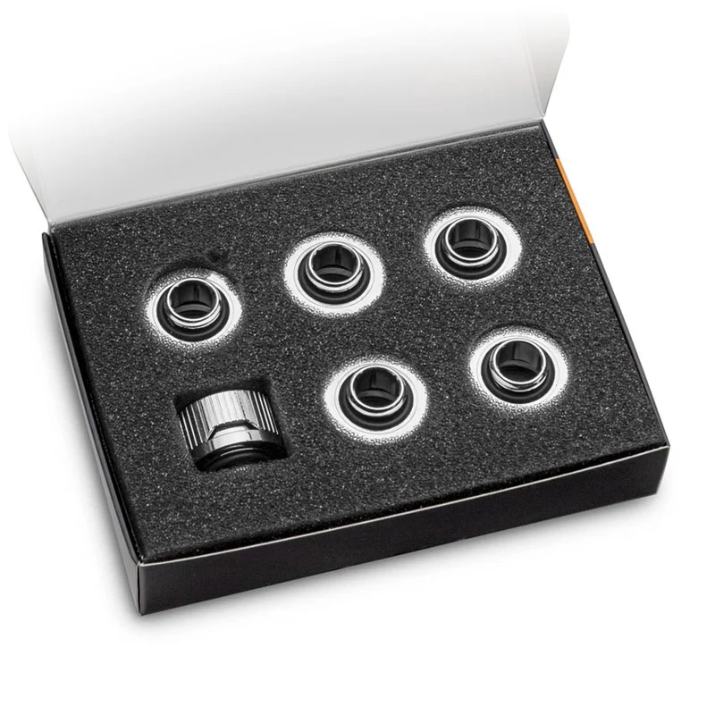 EK Water Blocks EK-Quantum Torque HDC 16 - 6 gabalu komplekts, sudraba