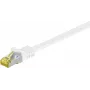 Wentronic Goobay Cat.7 Raw Cable Patch Cable, S/FTP (PiMF), balts, 25 m - LSZH bezhalogēns, varš, RJ45 spraudnis (91100)