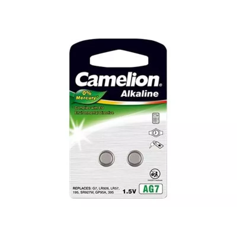 Camelion AG7/LR57/LR926/395 sārma baterija, 2 gab.
