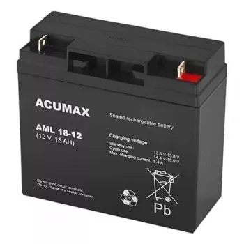 Akumulators EMU Electronic AM 18-12 VRLA AGM 12 V 18 Ah