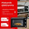 Elektriskā cepeškrāsns Adler AD 6028 — 60 L, 2000 W, brīvi stāvoša, rotējošas vadības, rotisserie, max 230°C, melna