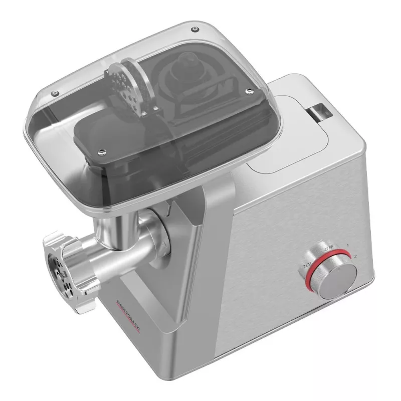 Gaļas maļamā mašīna GASTROBACK 41407 — 2100 W, nerūsējošā tērauda korpuss, 2,5 kg/min jauda