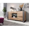 Cama kumode WOOD votana ozols/antracīts