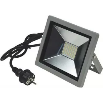 ChiliTec LED prožektors Slim 100W neitrāli balts 230V 9230lm 4000K 1,5m H05RNF (22368)