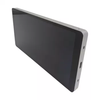 Divu paneļu sienas displejs Shelly Wall Display X2 WiFi/BLU (sudrabs) + BLU H&T