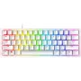 Mehāniskā spēļu tastatūra Razer Huntsman Mini 60% Balta USB QWERTY US International optiskie slēdži