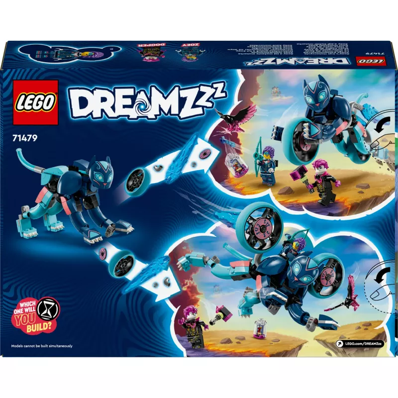 LEGO DREAMZzz Zoey’s Cat Motorcycle Bike Būvēšanas Rotaļlieta 71479