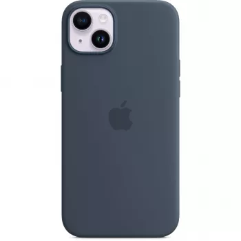 Apple Silikona maciņš iPhone 14 Plus MagSafe Storm Blue