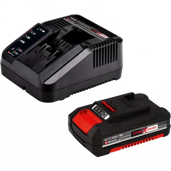 Power X-Change Akumulatora šuvju tīrītājs GC-CC 18Li Komplekts, 18V (sarkans/melns, litija-jona akumulators 2,0Ah)
