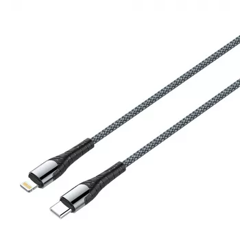 ColorWay Kabelis Type-C - Apple Lightning (PD ātrā uzlāde) 3.0A (30W), 1m | CW-CBPDCL033-GR