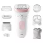 Epilators Braun Silk-epil 7 SE7-060, 40 pincetes, rozā/balts