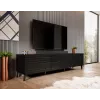 Cama RTV NOVA Skapis 186x40x48 mat melns