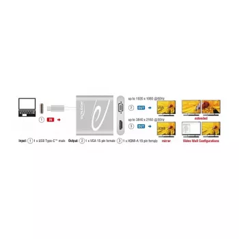 USB grafikas adapteris DeLOCK 87705