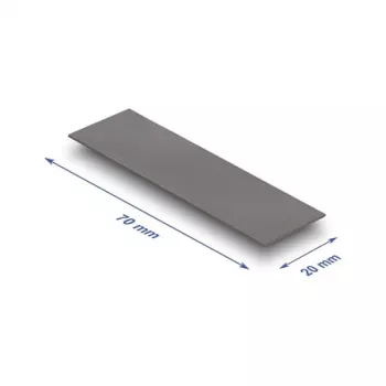 Termopalikts DeLOCK 18473 3 W/m·K Pelēks 20x70x0.75 mm