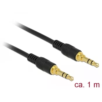 Audio kabelis 3.5 mm vīriešu stereo, 1 m, DeLOCK 85547