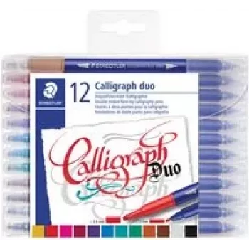 Kaligrāfijas pildspalvas Staedtler 3005 Daudzkrāsainas 12 gab.
