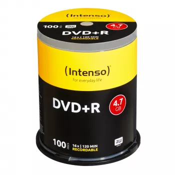 Intenso DVD+R 4111156 4.7 GB 100 gab. kūkas kastē